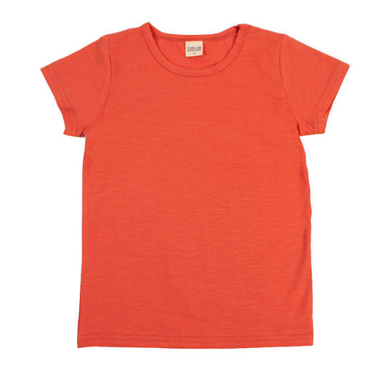 Picture of Dark Orange Cotton T-Shirt For Kids