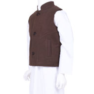 Picture of Al Jazeera Dark Brown Sadiri with Buttons for Boys