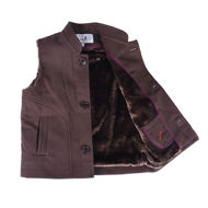 Picture of Al Jazeera Dark Brown Sadiri with Buttons for Boys