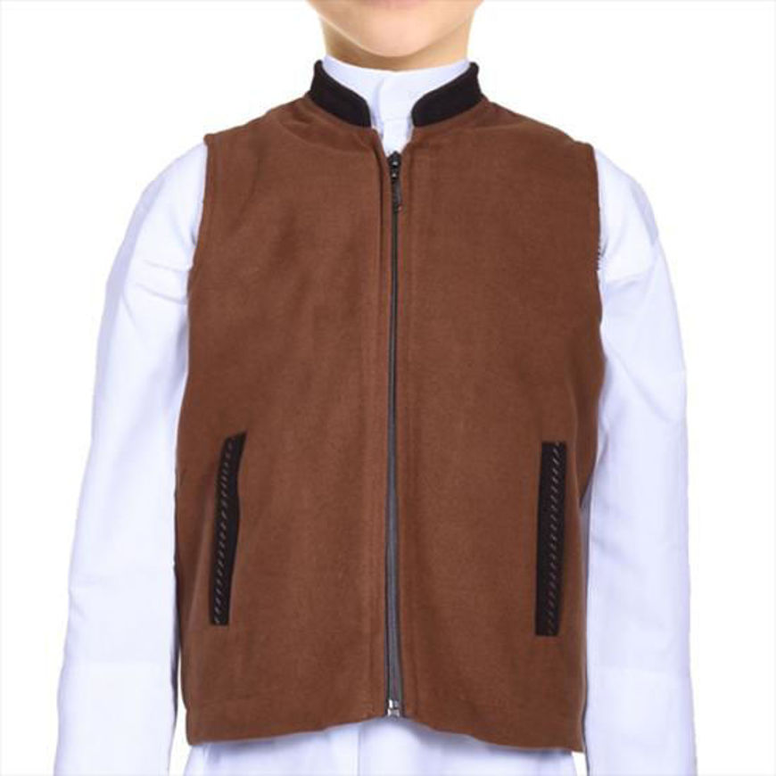 Picture of Brown Diamond Jacket with Zipper for Boys