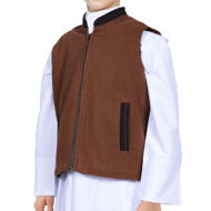 Picture of Brown Diamond Jacket with Zipper for Boys