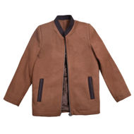 Picture of Brown Jacket With Zipper For Boys