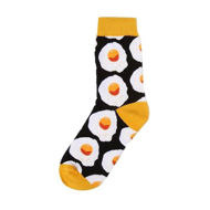 Picture of Socks color yellow and black with design