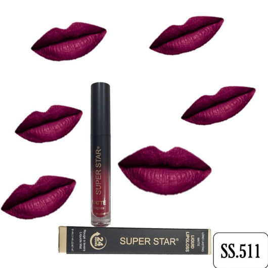 Picture of Super star matte lip gloss ss-511