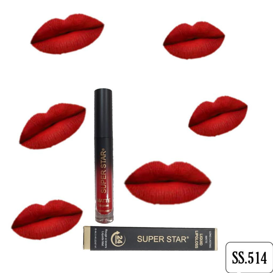 Picture of Super star matte lip gloss ss-514