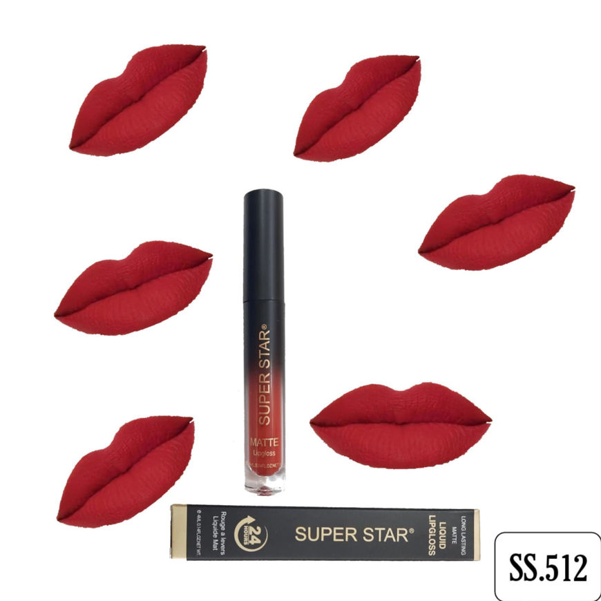 Picture of Super star matte lip gloss ss-512