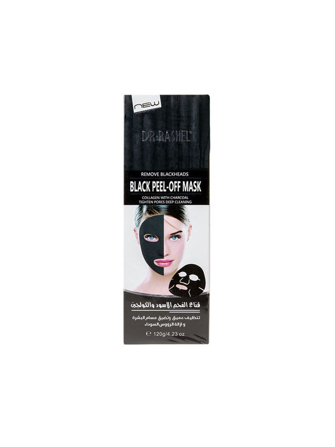 صورة DR-RASHEL Blackhead Remover Black Peel Off Facial Mask Deep Cleaning Acne 120ML