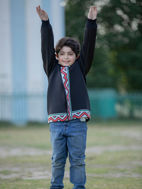 Picture of Jackets for boys with print flag kuwait & Sadow