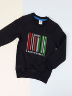 صورة Black Pullover For Kids - Barcode Design (With Name Printing Fee)