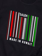 Picture of Black Pullover For Kids - Barcode Design (With Name Printing Fee)