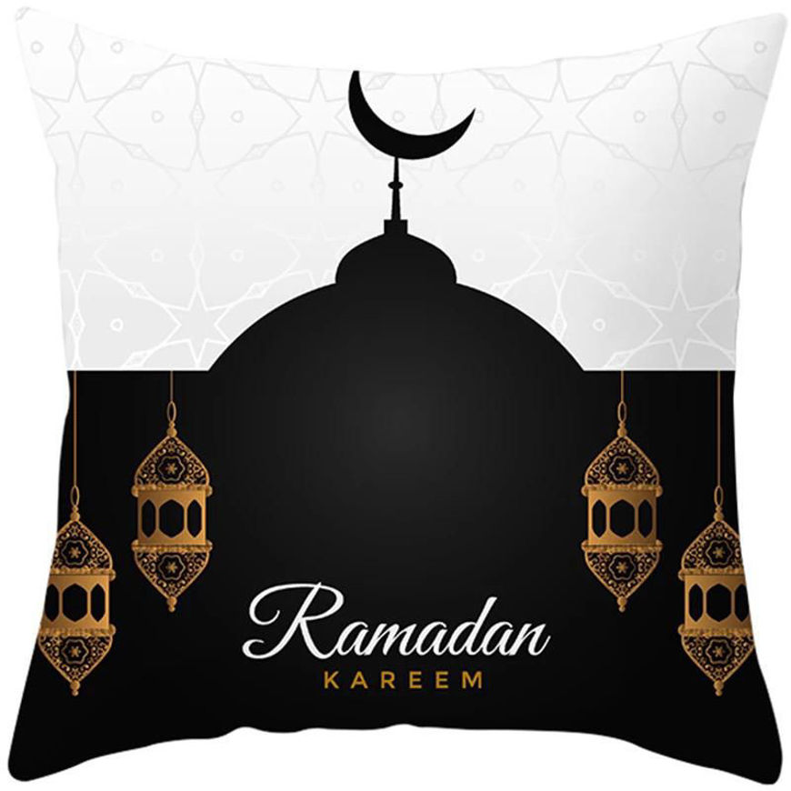 Picture of Ramadan black and white pillow case
