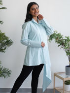 Picture of Summer Blue Shirt cotton