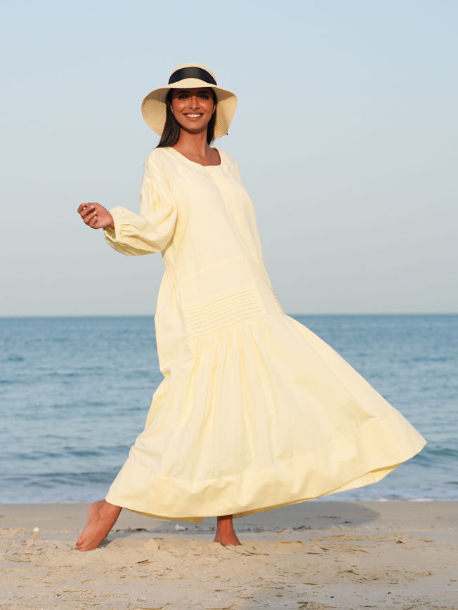 Picture of Yellow Cotton Dress