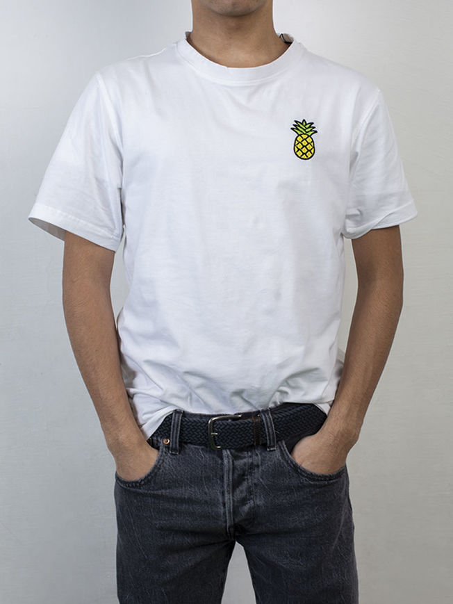 Picture of MEN'S PINEAPPLE EMBROIDERY TSHIRT