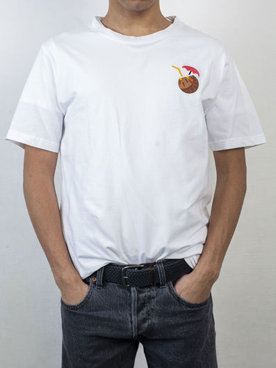 Picture of MEN'S COCONUT EMBROIDERY TSHIRT