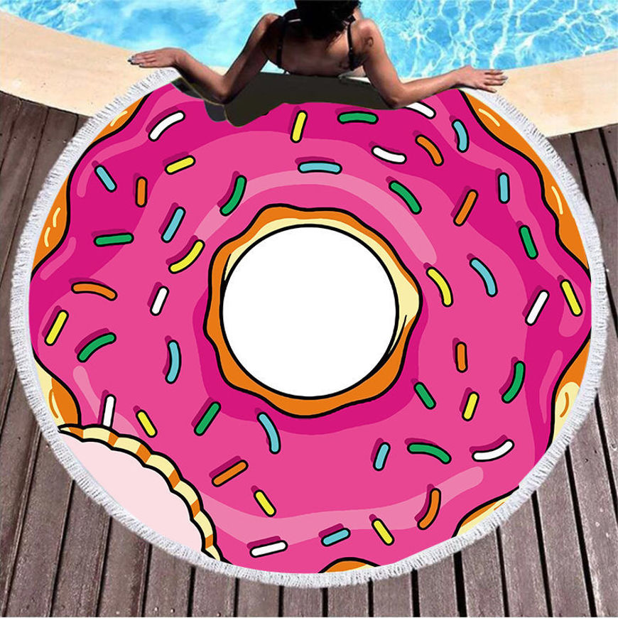 Picture of DONUT PATTERN BEACH TOWEL