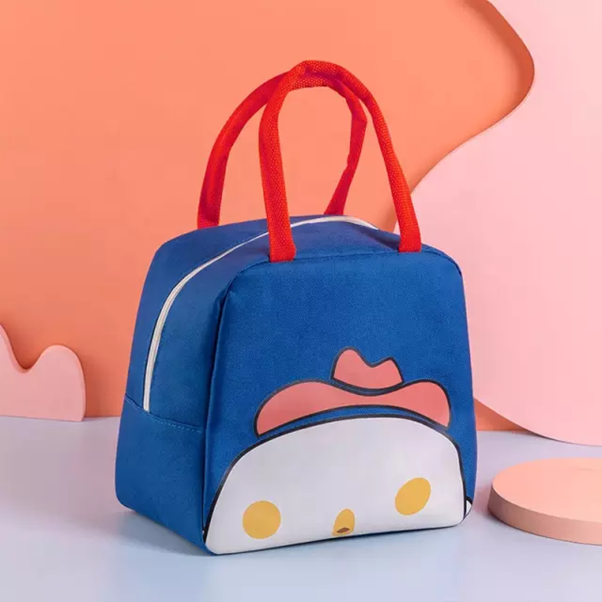 Picture of LUNCH BAG FOR KIDS BLUE WITH RED