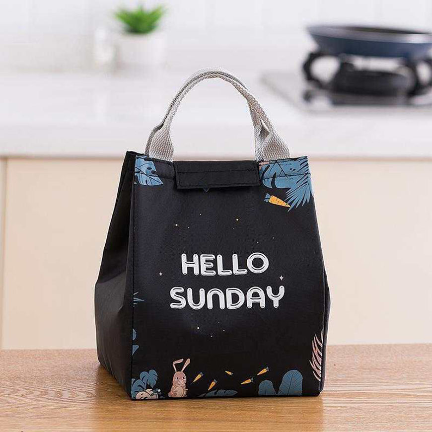 Picture of LUNCH BAG  BLUE HELLO SUNDAY