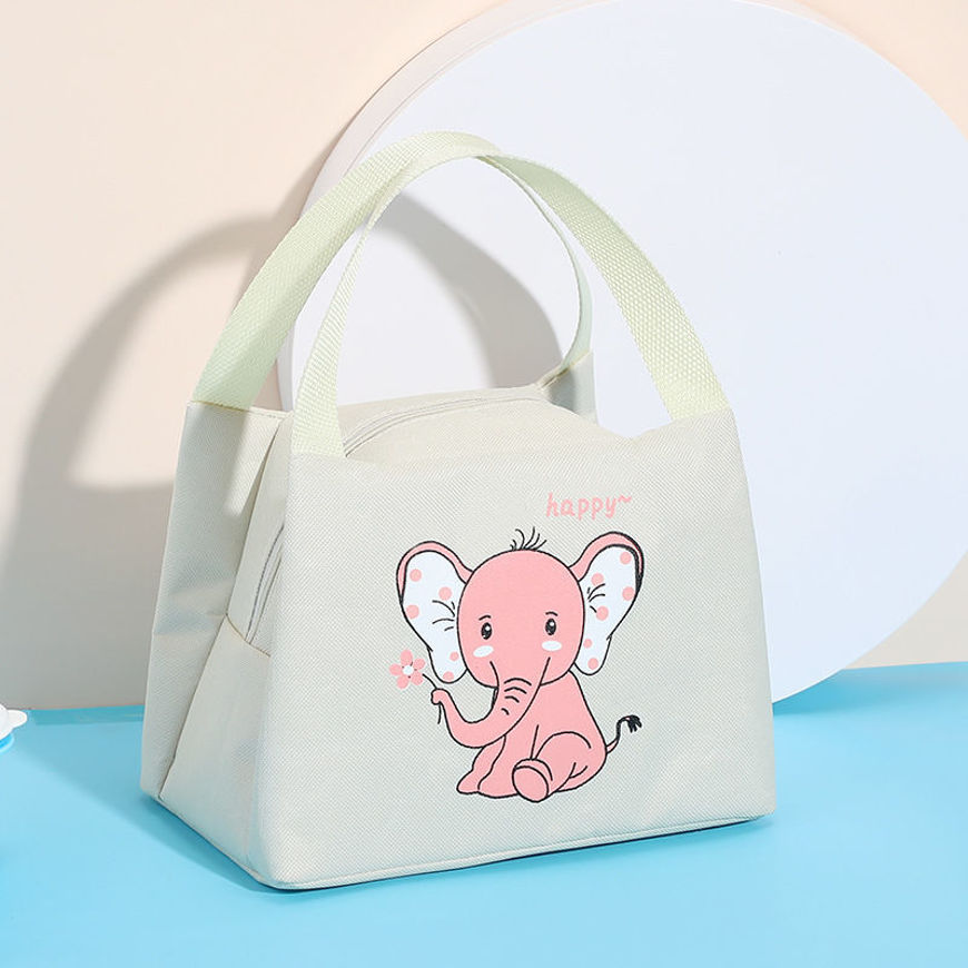 Picture of KIDS LUNCH BAG CREAM HAPPY ELEPHANT