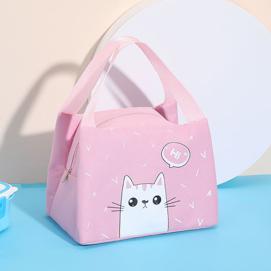 Picture of KIDS LUNCH BAG PINK CUTE CAT