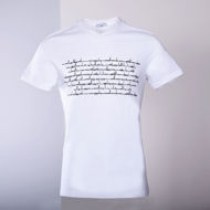 Picture of White T-shirt With Black Anthem