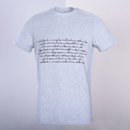 Picture of Grey T-shirt With Black Anthem For Men