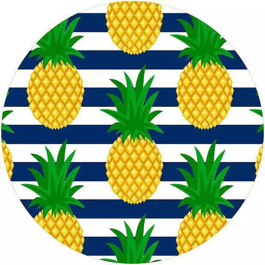 Picture of PINEAPPLE PATTERN BEACH TOWEL